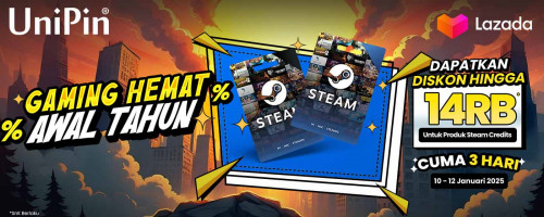 Gaming Hemat Awal Tahun Balik Lagi! Cuma 3 Hari Untuk Dapatkan Diskon Steam Credits Hingga 14 Ribu